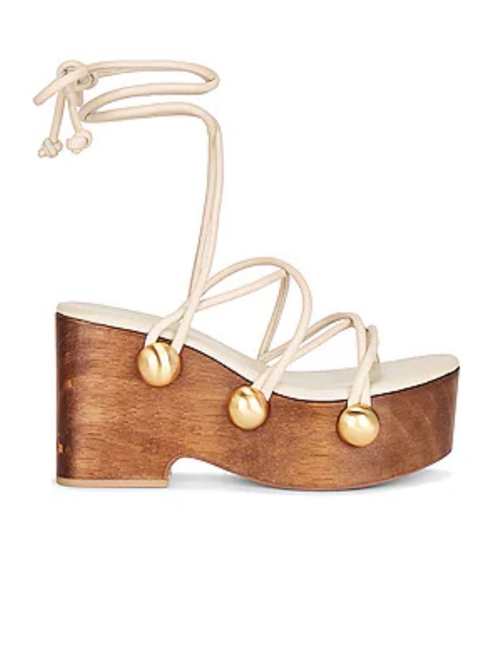 Cult Gaia Terra Sandal in Off
White | REVOLVE brand new size 35